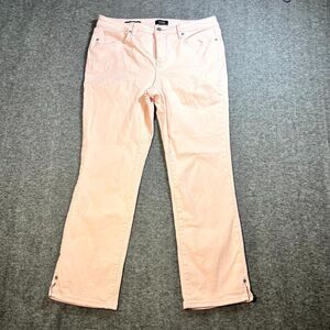 Not Your Daughters Jeans Womens 10 Pink Sheri Slim Stretch Lift X NYDJ 32x27